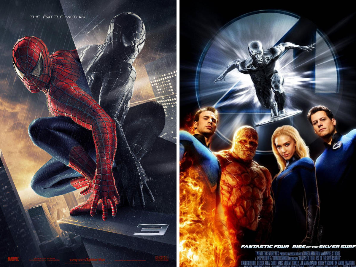 Read more about the article Film Reviews: Spider-Man 3 and 4: Rise of the Silver Surfer