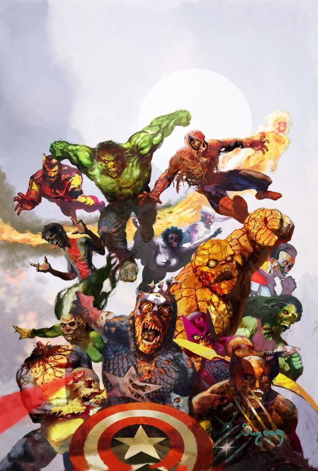 You are currently viewing From A Library: Marvel Zombies