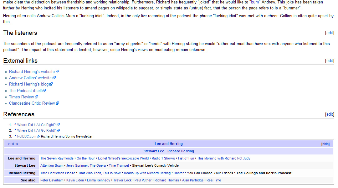 You are currently viewing My (Fleeting) Wikipedia Glory