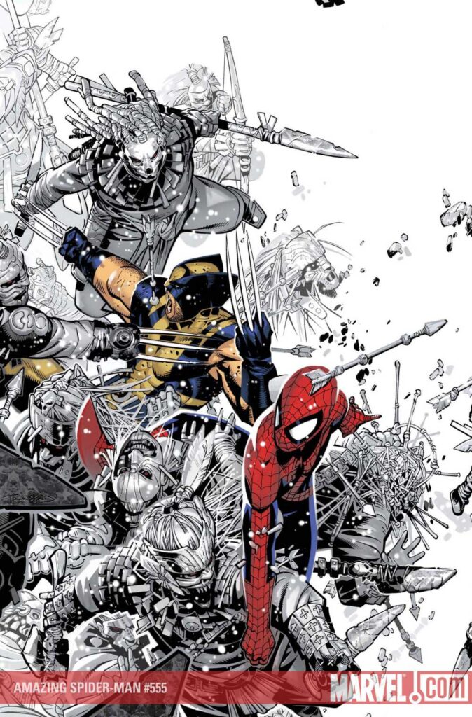 Amazing Spider-Man #555 by Chris Bachalo