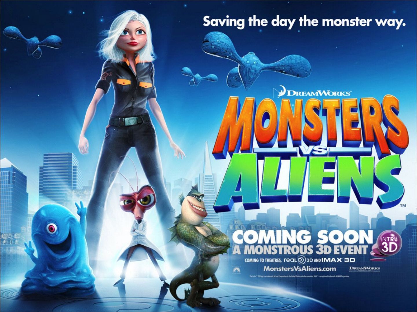 Monsters vs. Aliens (2009) - Movie Review / Film Essay