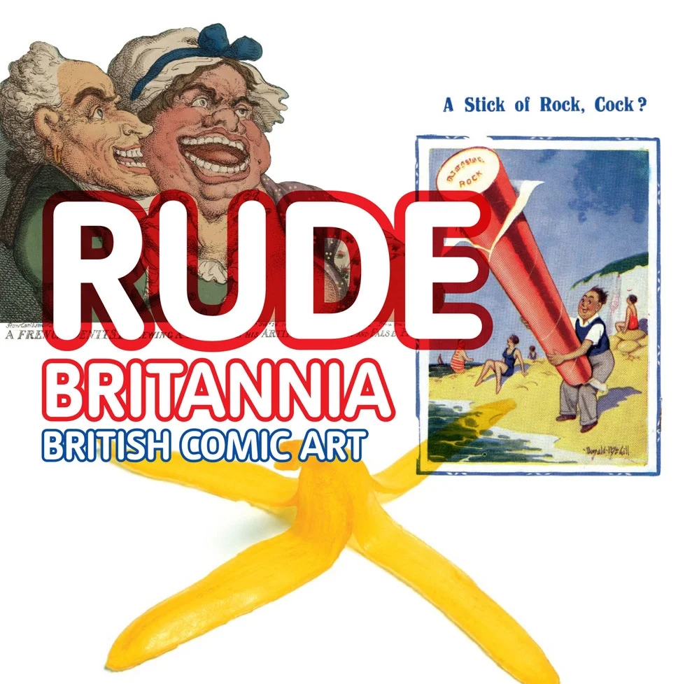 Read more about the article Exhibition: Rude Britannia British Comic Art