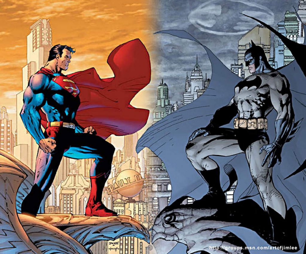 Superman/Batman poster by Jim Lee