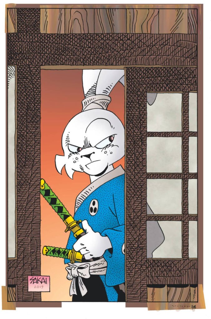 Usagi Yojimbo #6 (2019) cover by Stan Sakai